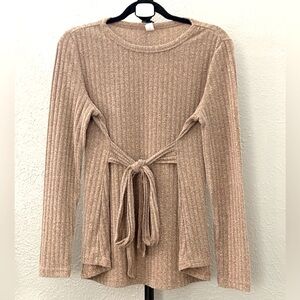 Maternity Sweater with Front Tie